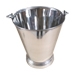 10-liter stainless steel conical bucket.