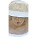 Máscara redonda com cordões, chapéu ultra-ventilad