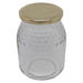 Glass jars 1kg with honey cell-pallet 899 units.