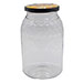 Pet trans honey jar 1000gr with bee lid-95ud.