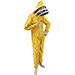 Macacão amarelo com máscara de esgrima incorporada - imagen 4