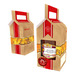 Caja miel 1 kg celdilla con panal y lazo rojo - imagen 2