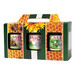 Caja regalo verde para 3 botes de miel de 500 g - imagen 1