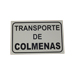Placa de metal "transporte de colmeias". - imagen 1