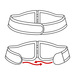 Cinto antilumbago com fecho de velcro. - imagen 3