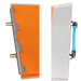Timbro in silicone arancione refrigerato 42x27. - imagen 10