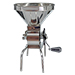 Stainless steel olive grating machine.