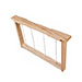 Half-rise wooden layens frame