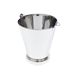 10-liter stainless steel conical bucket.