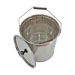 30kg stainless steel bucket with handle and filter