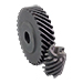 Conjunto de rodas sem-fim metálicas standard Lyson - imagen 1