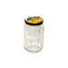 Botes cristal 1/2kg  liso miel-palet de 2048ud.
