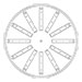 Extrator manual radial 12 quadros meio langstroth - imagen 11