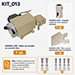 Kit 13-110W kit extrator de mel motorizado. - imagen 1