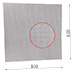 Tela metálica zincada de 2,8x2,8mm peça 0,5x0,5m. - imagen 2