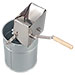 Olive splitting machine with crank and bucket. - imagen 4
