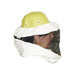 Maschera rotonda con rete per casco da apicoltore.