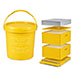 Balde amarelo artesanal para mistura de colmeias,  - imagen 1