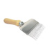 Uncapping comb with stainless steel wood handle