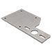 Extractor bar parallel motor support plate.