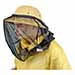 Véu flexível simples para capacete de apicultor. - imagen 7