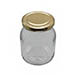 1 / 2kg glass jars with cell-pallet 1820ud.