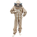Traje de astronauta com máscara redonda cáqui. - imagen 1