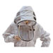 Traje astronauta profesional apicultor blanco.