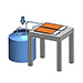 Timbro in silicone arancione refrigerato 42x27. - imagen 3
